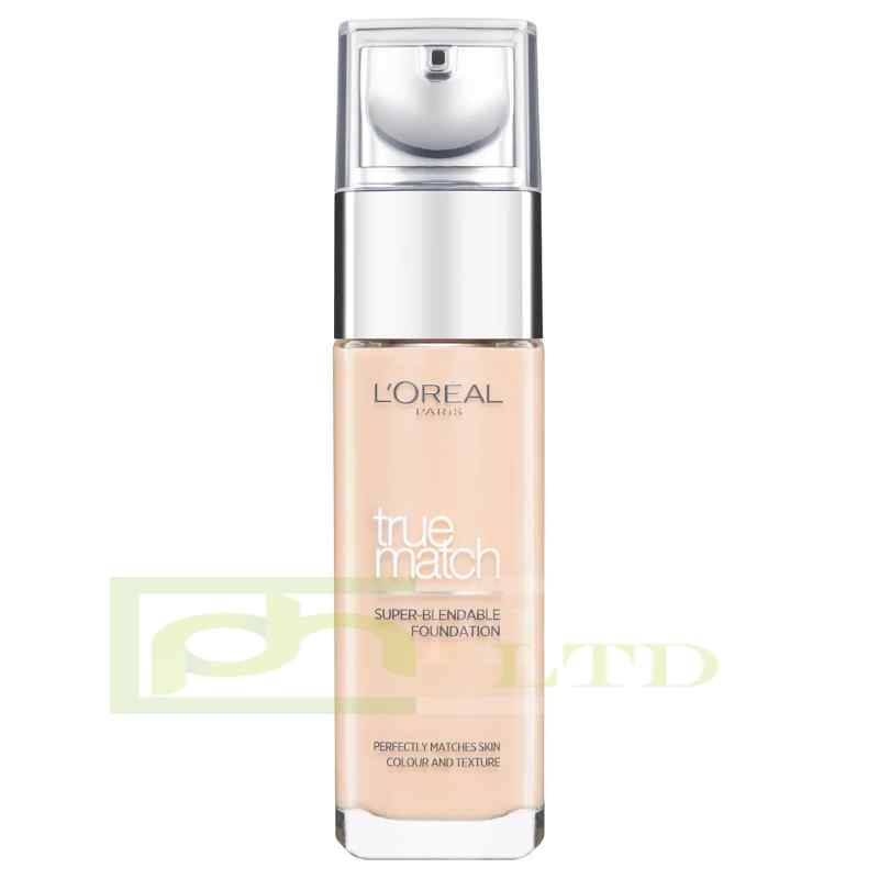 L'Oral Paris True Match Liquid Foundation with SPF and Hyaluronic Acid 30ml (Various Shades)