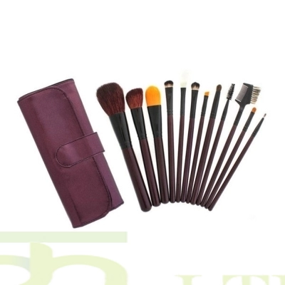 PERSONALIZED Makeup Brushes - Plum Brush Set