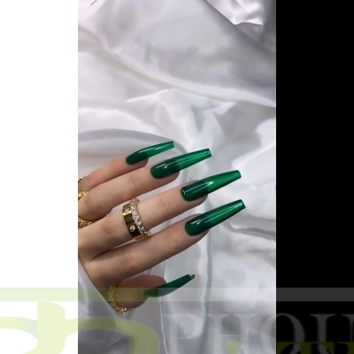 Crystalline Green - Press On Nail Set